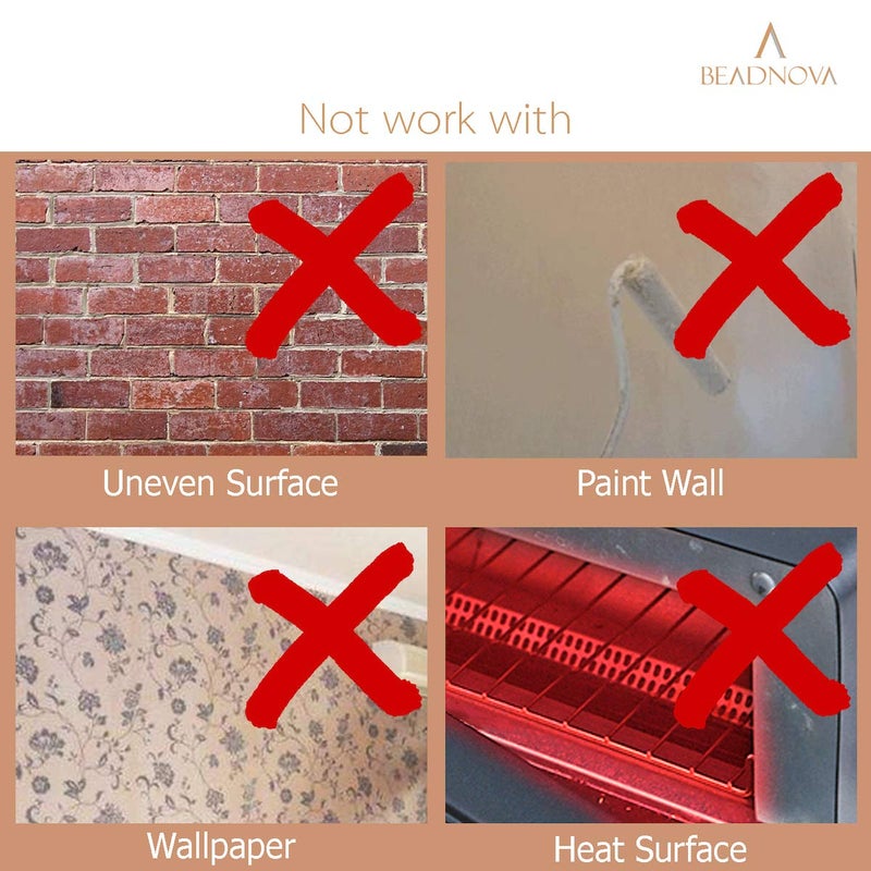 BEADNOVA Cabinet Door Bumper 100Pcs Clear Cupboard Cabinet Pads Cushion Pads Self Adhesive Furniture Bumper for Door Drawer (Hemispherical, 6x2mm) - Image 5